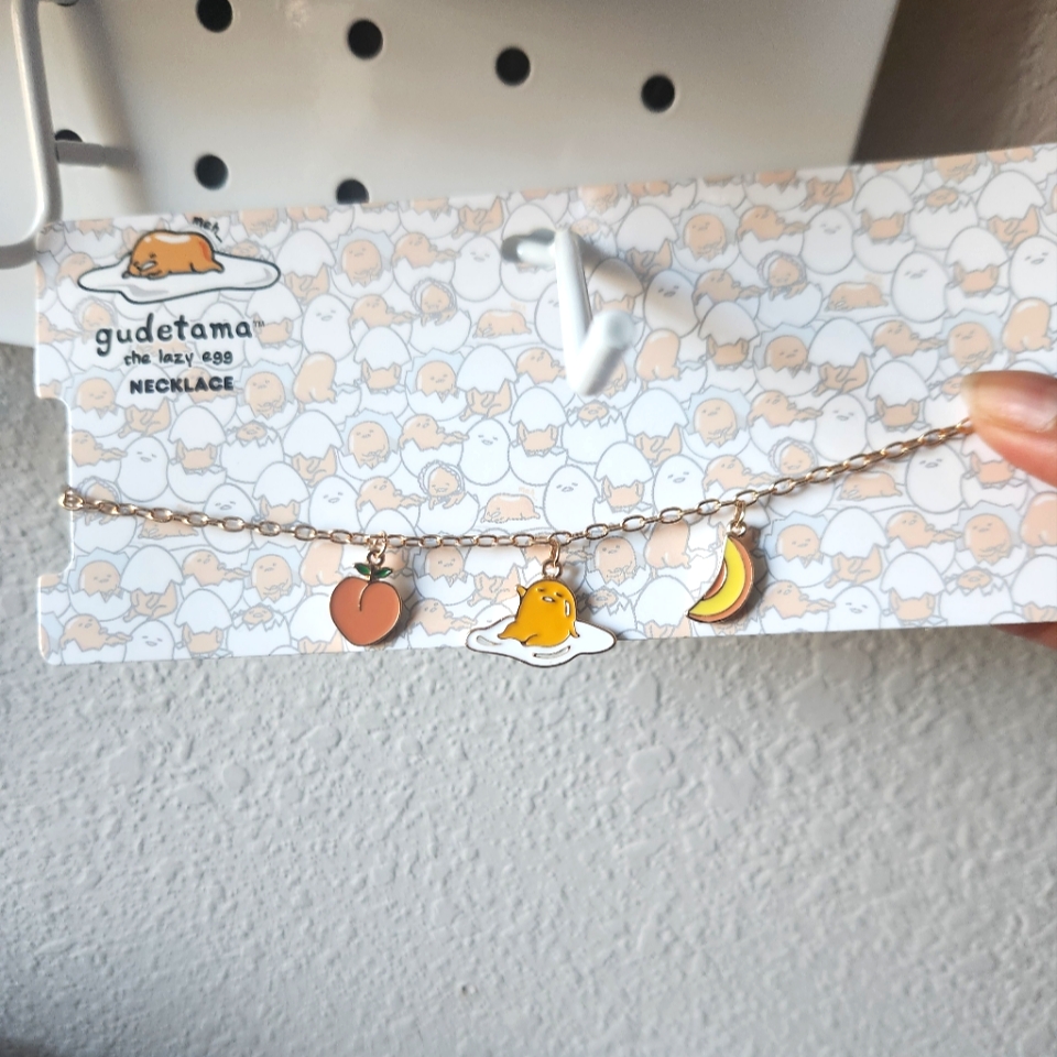 Nwt Gudetama Necklace